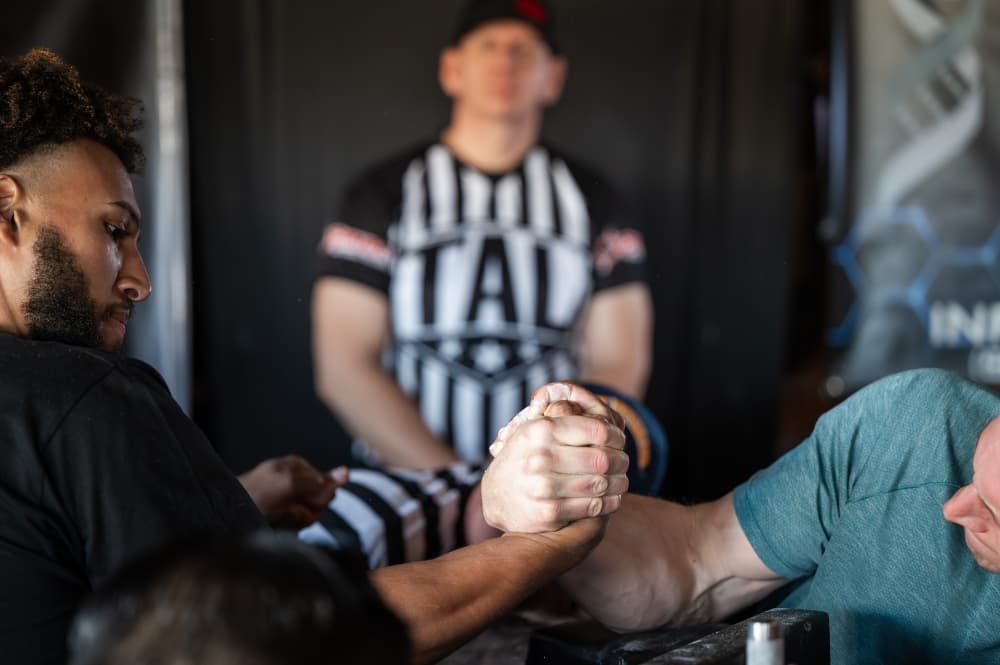 Awards given in all weight classes, including men, women, amateur, kids and teens, open, masters and grandmasters divisions. (Courtesy Texas Armwrestling League)