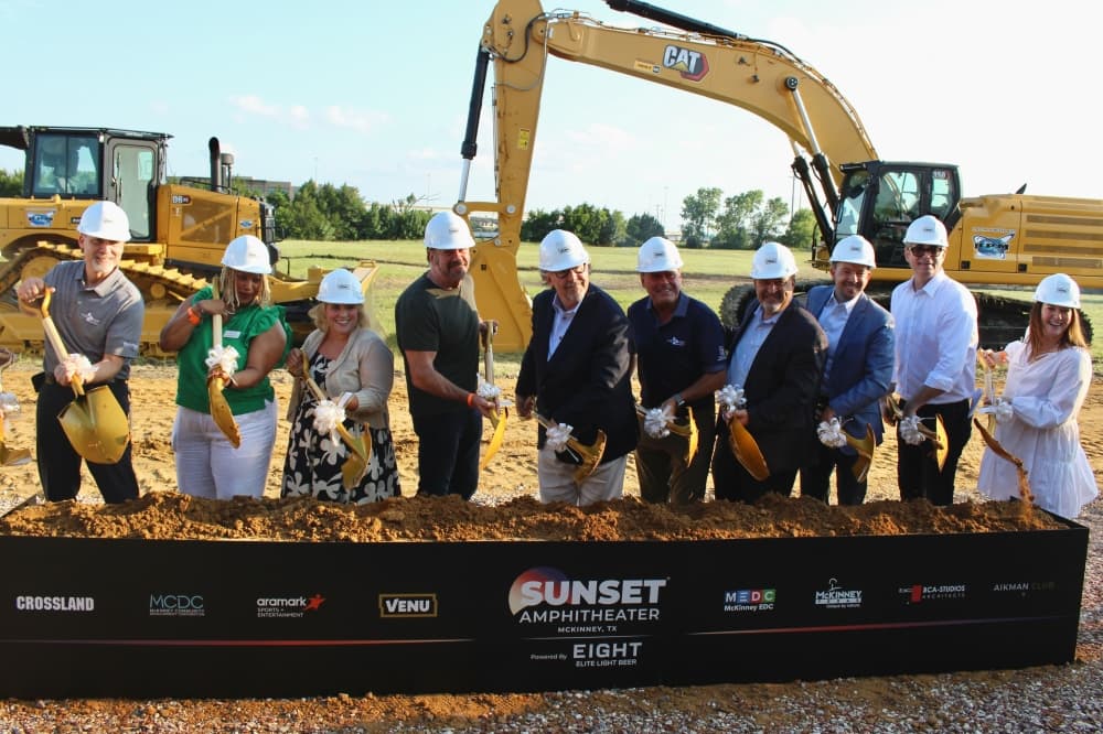 Officials hold groundbreaking ceremony for Sunset Amphitheater project in McKinney