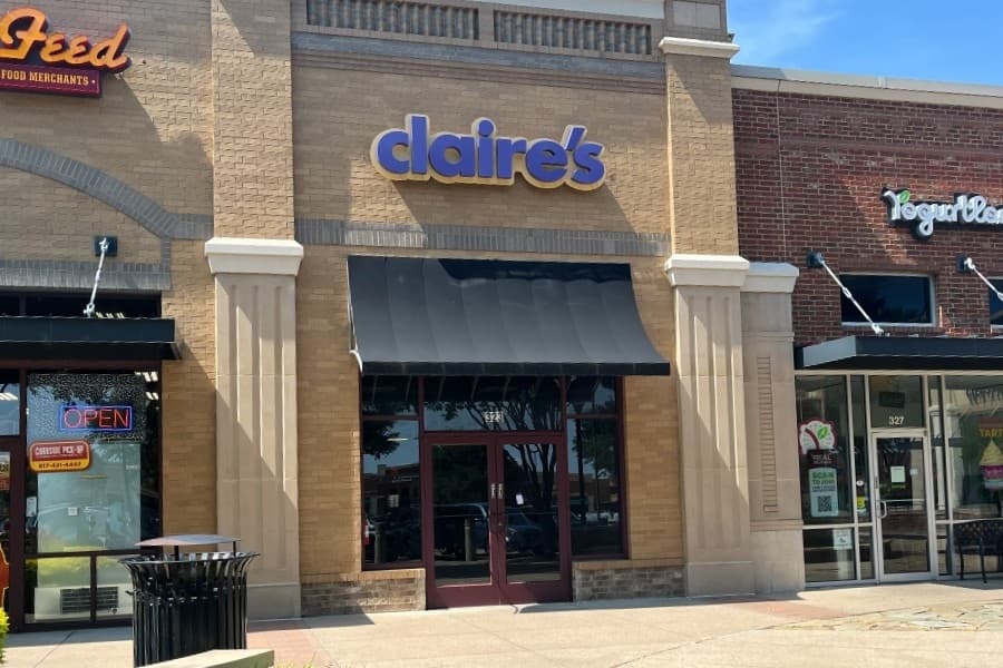 Claire's jewelry store closes in Southlake