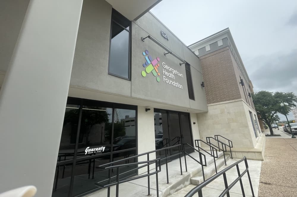 The Foundation bought its current headquarters building 2018, and moved into in the fall. (Claire Shoop/Community Impact)