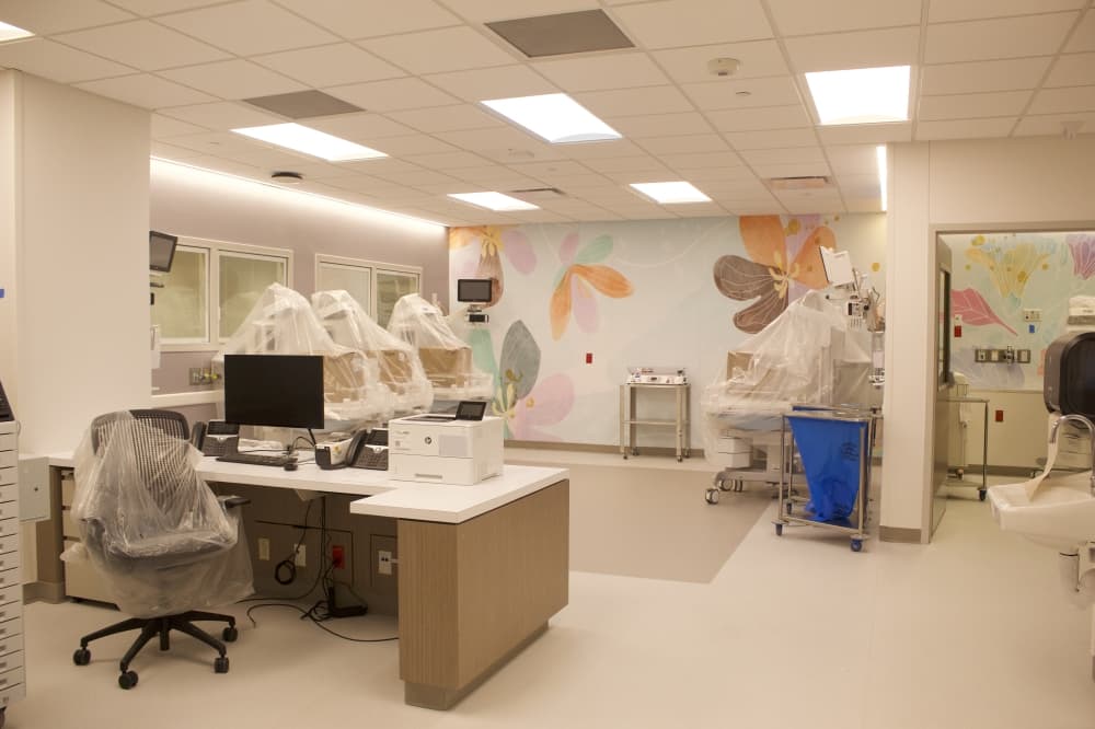 The nursery is located on the third floor of the new medical center with labor and delivery. (Samantha Douty/Community Impact)