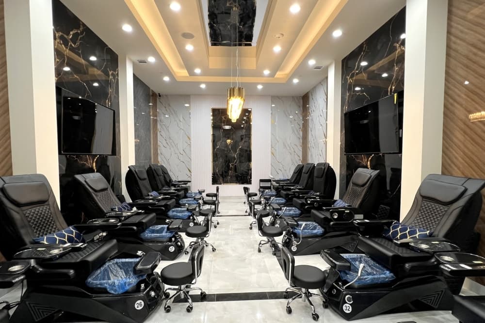 Seating areas for pedicures