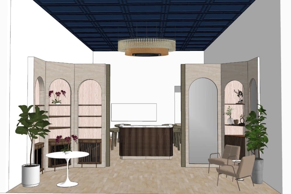 Rendering of the new space