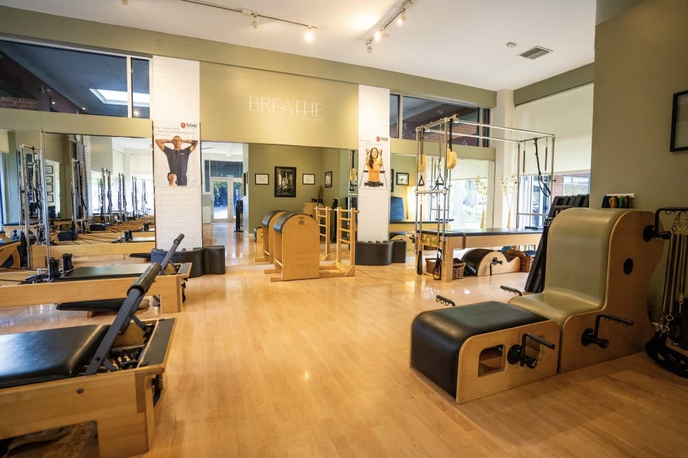 Breathe Pilates Studio interior 