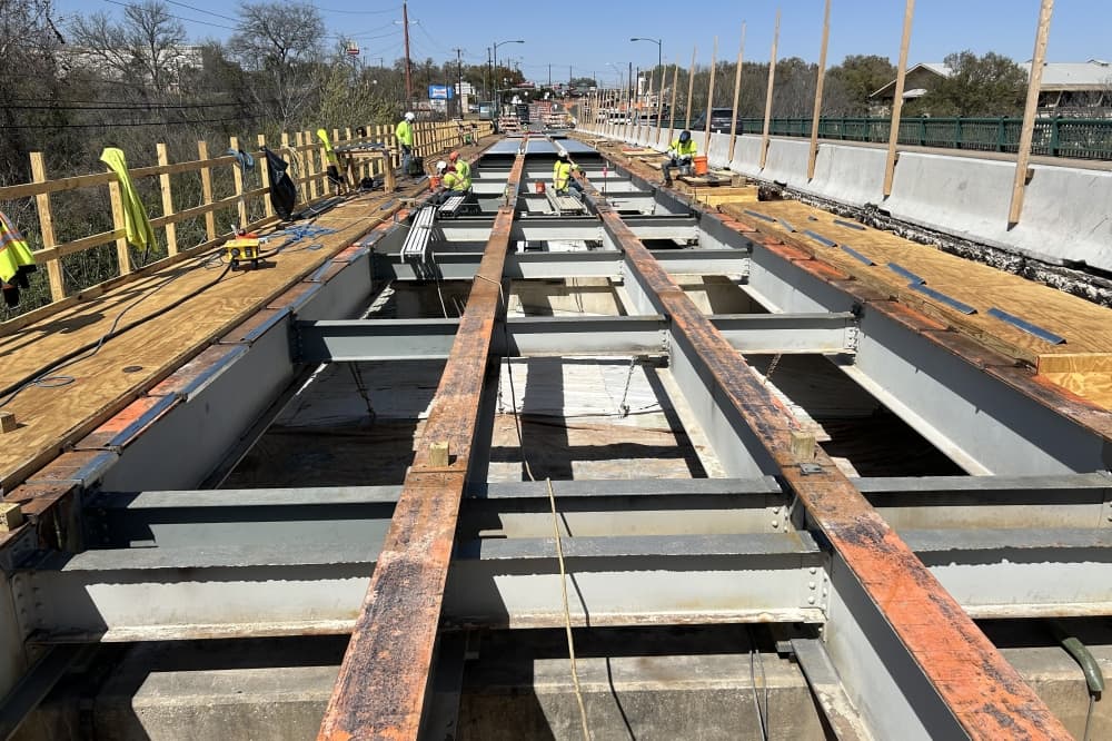The Austin Avenue bridge rehabilitation project is expected to wrap up in spring 2026. 