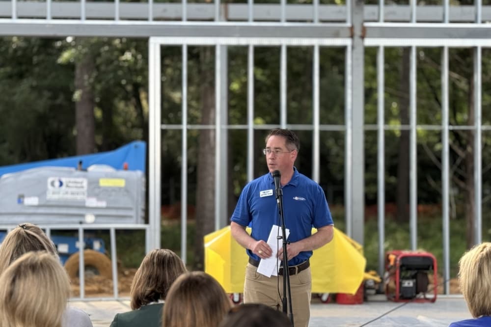 Only a quarter of the building will be used for administration. The rest will house a learning center and shared spaces designed to support local nonprofits and community groups and outside facilities, including a fishing pond, walking trails and fitness areas. (Nichaela Shaheen/Community Impact)