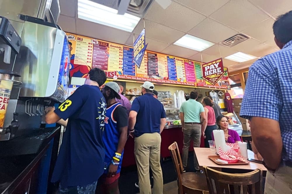 Weinberger's customers line