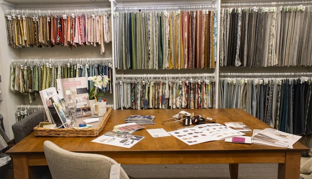 Embellish My Home works with several interior design vendors for custom furniture fabric, drapes and more. (Courtesy Embellish My Home) 