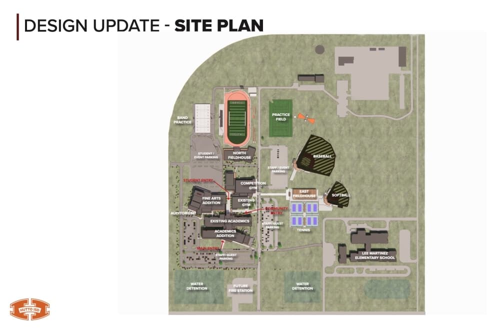Construction to expand Ninth Grade Center to second high school underway in Hutto ISD