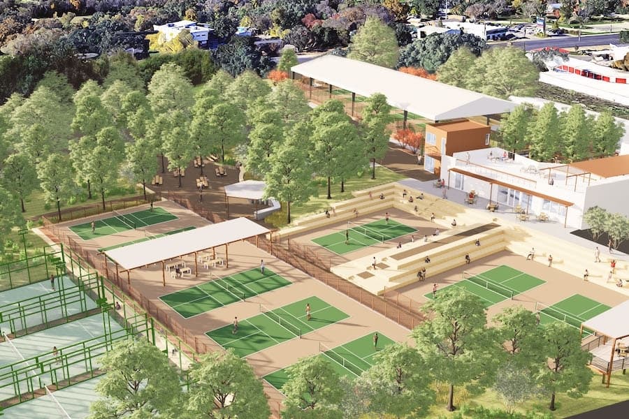 Rush, a 7-acre nature reserve and sports club in South Austin, slated to open in 2026