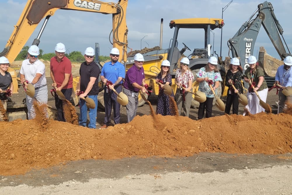 Northwest ISD officials break ground on district's first early childhood center