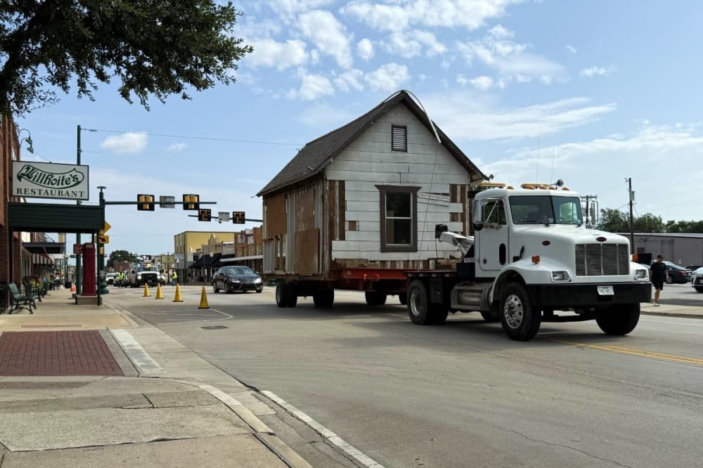 GALLERY: Historic Tate House moves to new location in Cotton Belt Railroad District in Grapevine