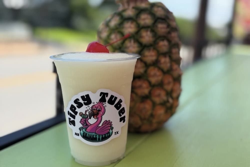 The Frozen Pineapple Daiquiri ($8) is one of many flavors to choose from at the Tipsy Tuber. (Courtesy Tipsy Tuber)
