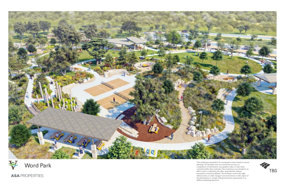 Amenity center by new homes for sale in New Braunfels
