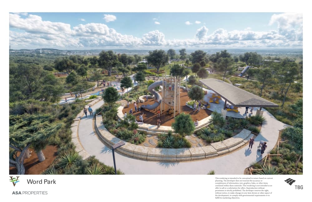 Park in New Braunfels master-planned community