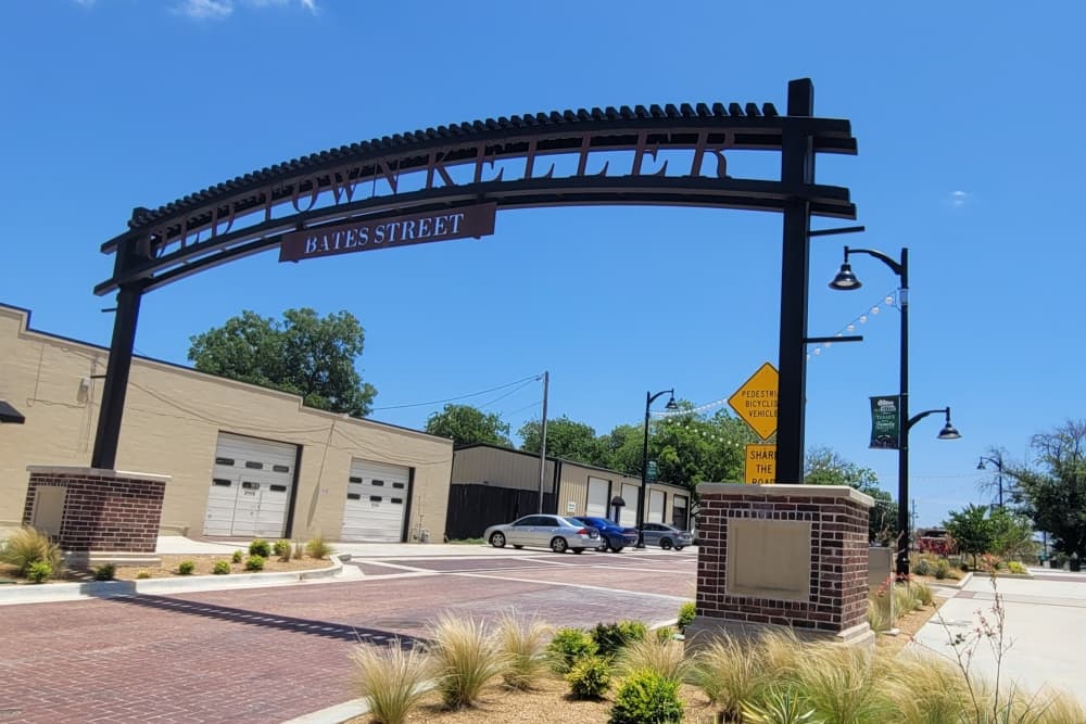 Keller’s Bates Street lit green in tribute to lives lost in Central Texas floods