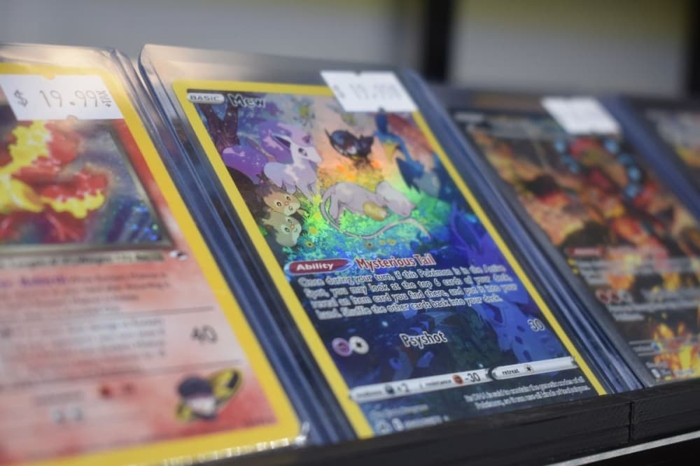 Quicksave Games and Collectibles owners said they have tables available for anybody to play or host any type of card game. (Julianna Washburn/Community Impact)