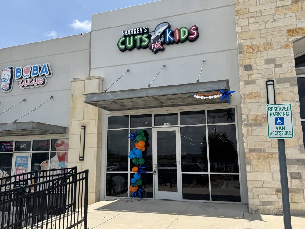 Sharkey's Cuts for Kids opened their newest location in Leander on July 12. (Steve Guntli/Community Impact) 
