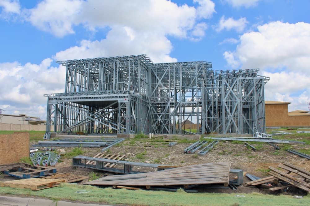 Netze.Homes founder Nejeeb Khan uses recycled steel to build homes in McKinney, North Texas
