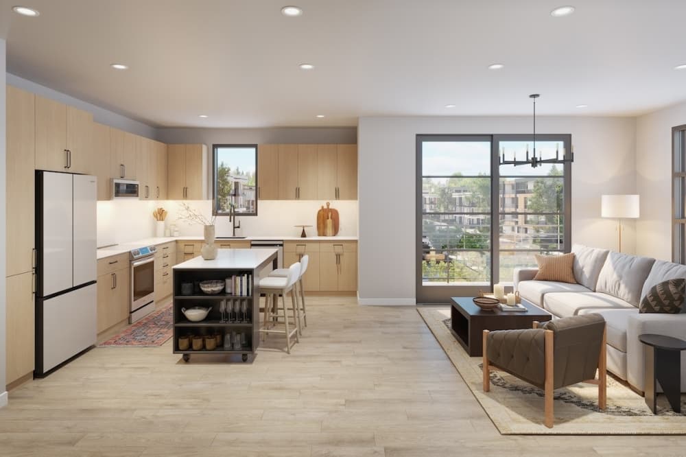 Dovetail will offer studio apartments. (Rendering courtesy Dovetail)