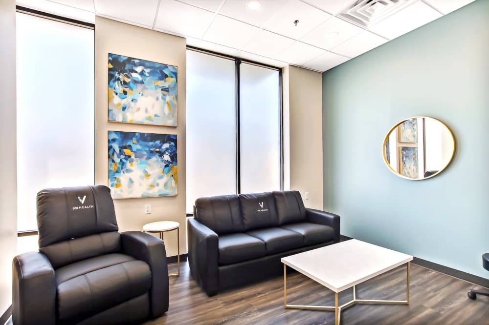 a room at an injection therapy clinic