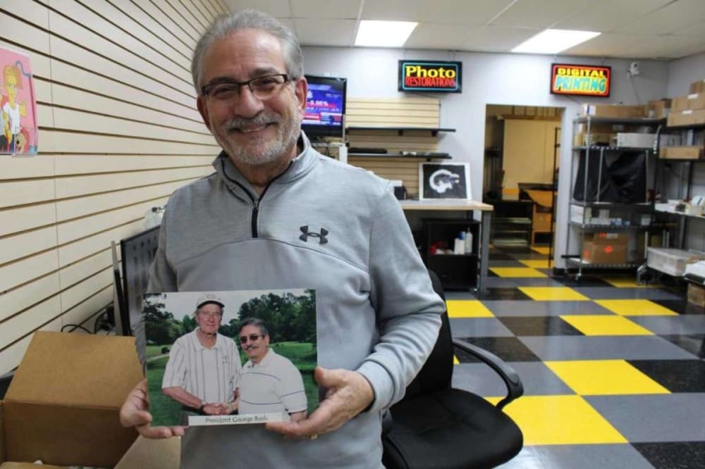 The business almost closed after Hurricane Harvey, but kept running solely because of the support of the customers, owner Steve Khalaf said. (Courtesy Kingwood Photo Lab)