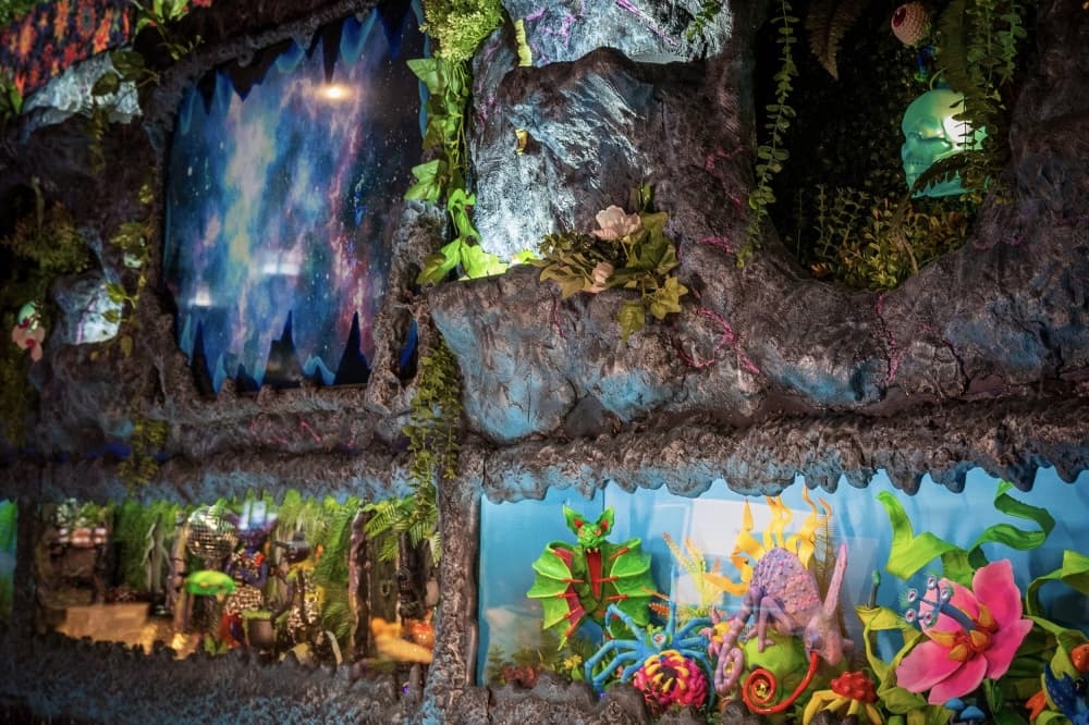 Ten artists each designed unique contributions ranging from murals, objects and dioramas. (Courtesy of Endless Bummer)