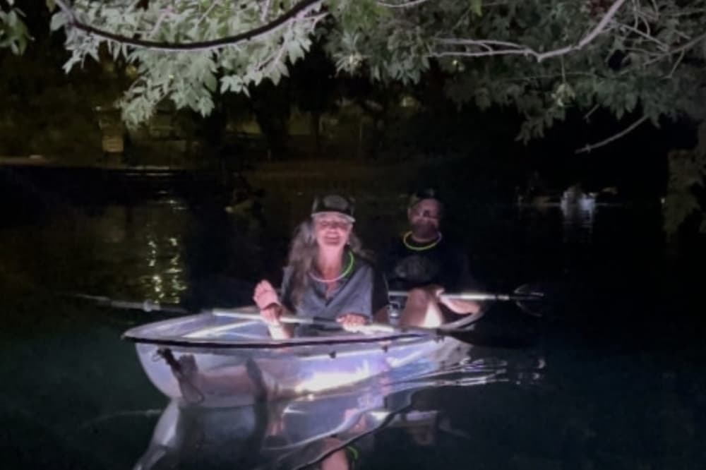 PaddleTx hosts nightly kayak tours, allowing guests to view the local wildlife, such as nutrias, catfish and beavers. (Courtesy PaddleTx)
