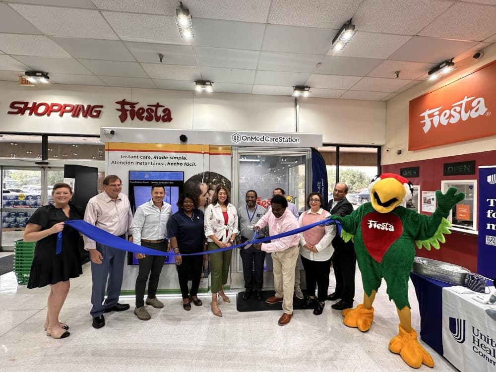 CareStation ribbon cutting