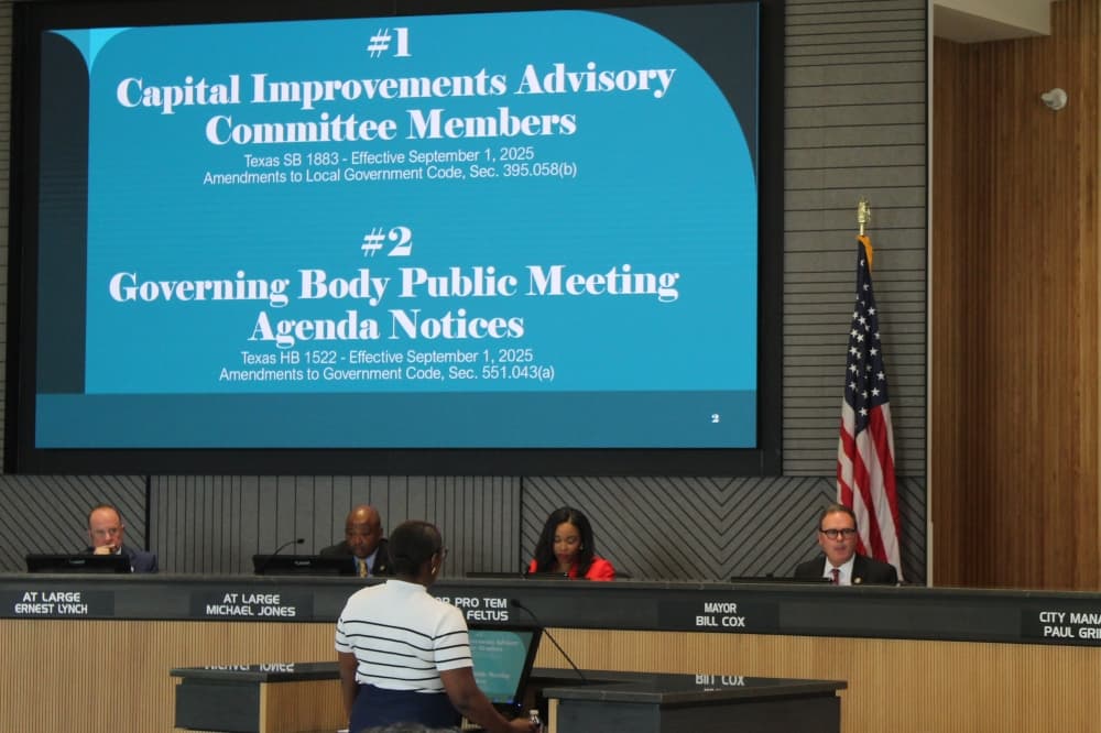 McKinney council discusses passed bills from Texas Legislature