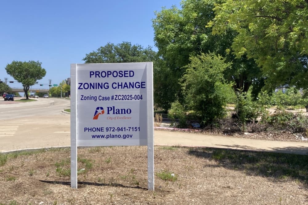 The proposed WareSpace site is located at 700 E. Plano Parkway. (Jacquelyn Burrer/Community Impact) 