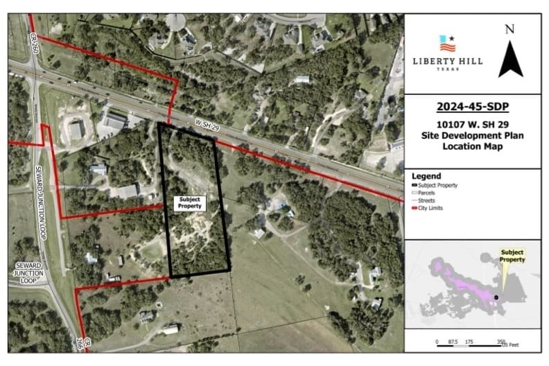 Liberty Hill approves site plan, issues development permit for storage facility
