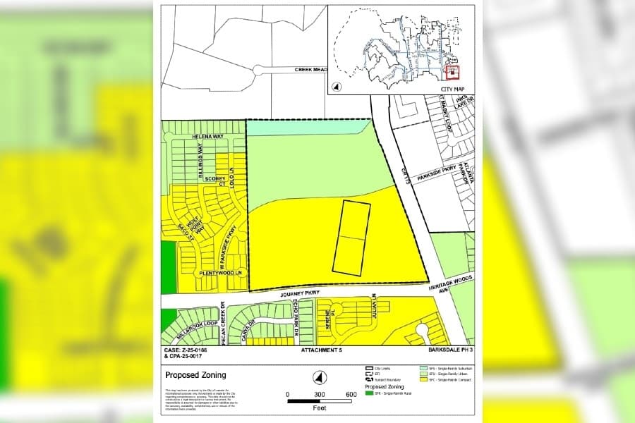 Leander City Council approves zoning change to allow for future subdivision