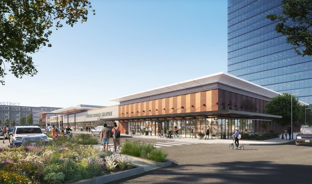 Whole Foods Market under construction at The Mix in Frisco