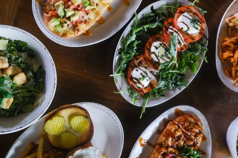 Image of menu items 