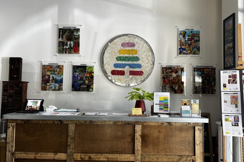 The foundation's center in the Hill Country Galleria features a variety of work by local artists. (Karoline Pfeil/Community Impact)