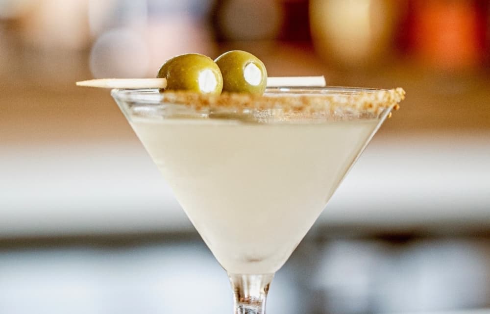 Hudson House's bar program is headlined by the “World’s Coldest Martini.” (Courtesy Hudson House)