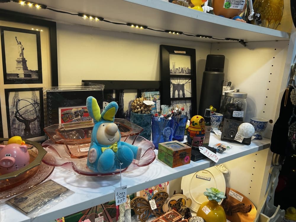 The antique and vintage shop is currently at capacity, Madrid said, with a six-month wait list for vendors interested in selling there. (Brooke Sjoberg/Community Impact)
