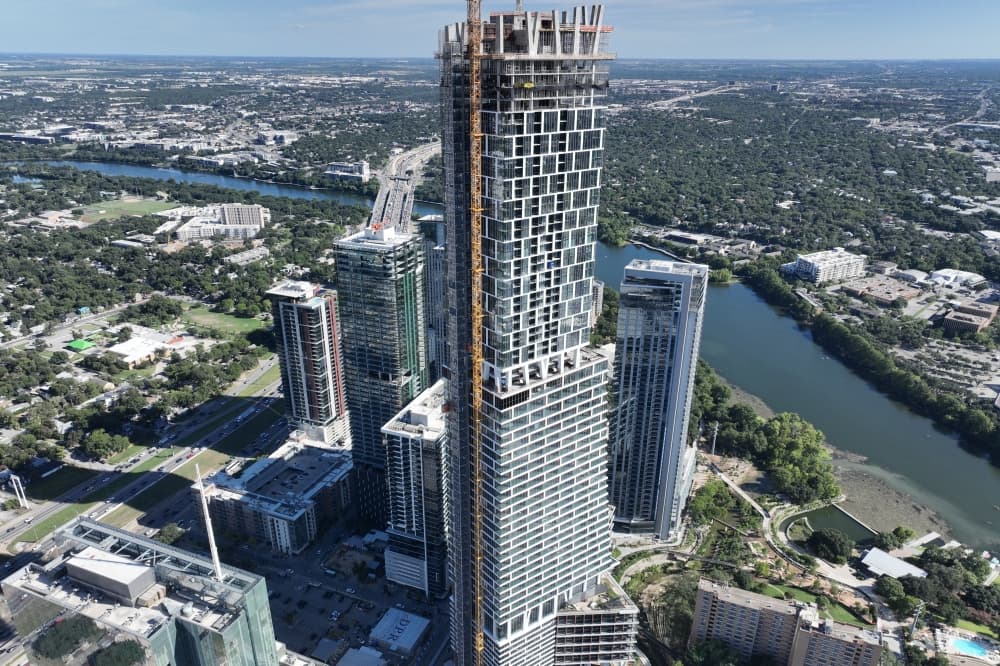 Waterline, Texas' new tallest tower, tops out in Austin | Central