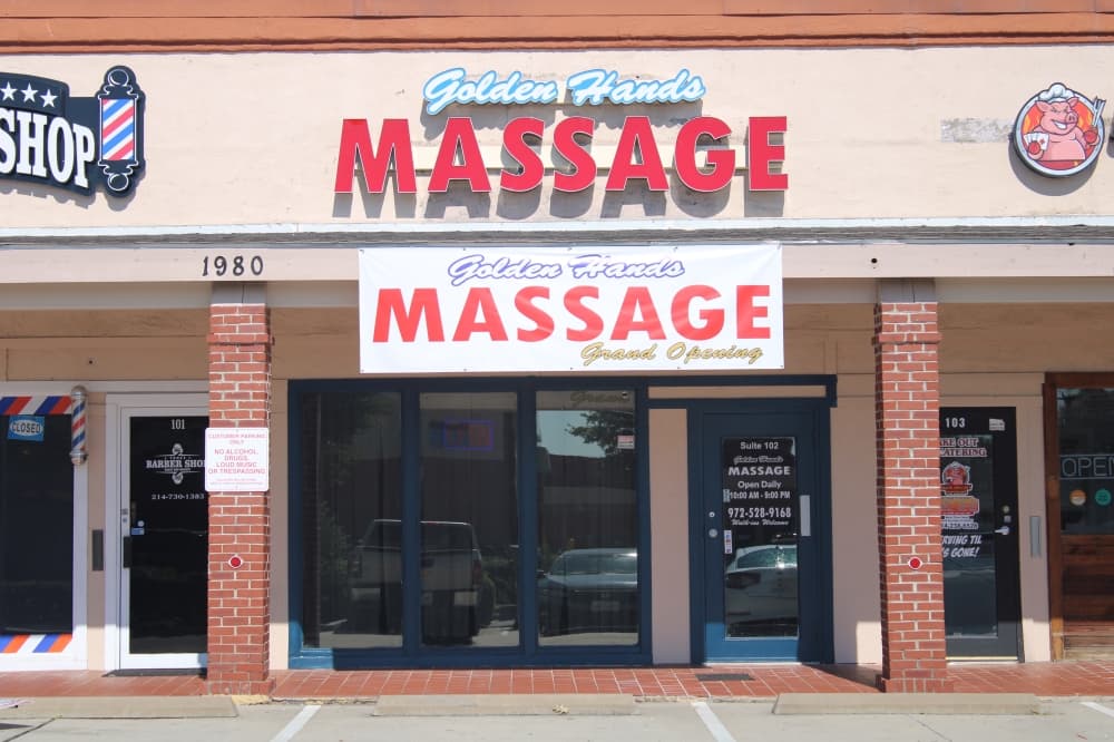 Golden Hands Massage offers services in Richardson
