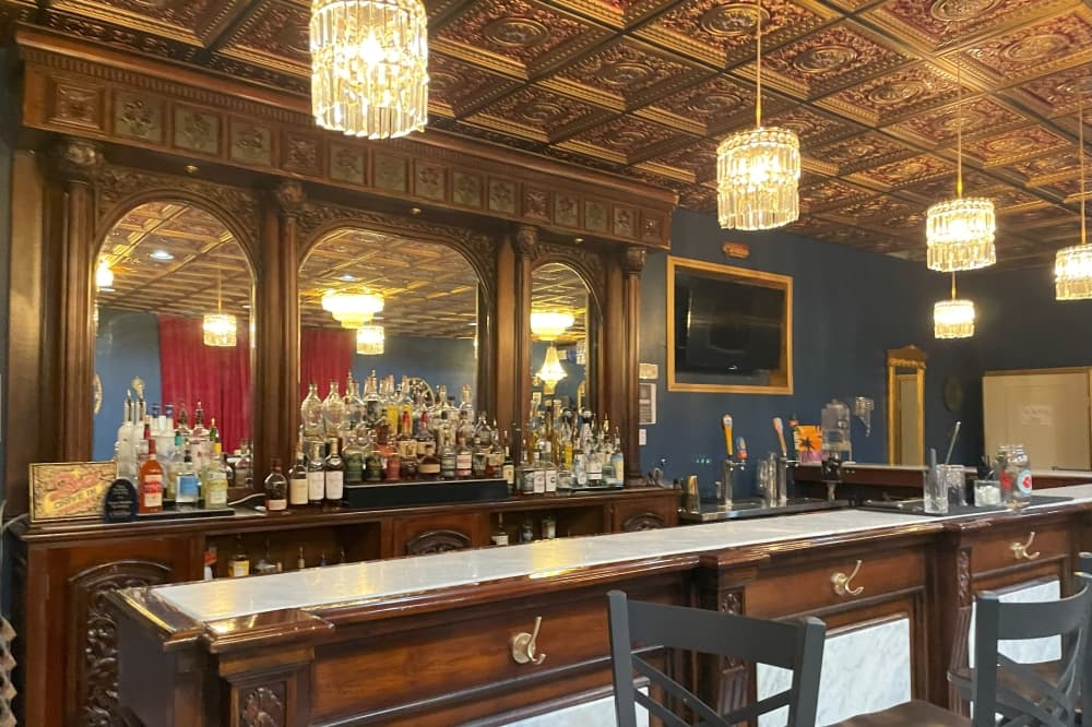bar area