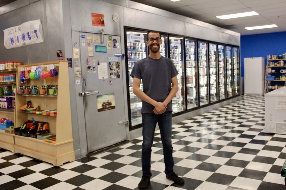 Felix has been an employee at Bones 2 Go! for over a year. (Jovanna Aguilar/Community Impact)