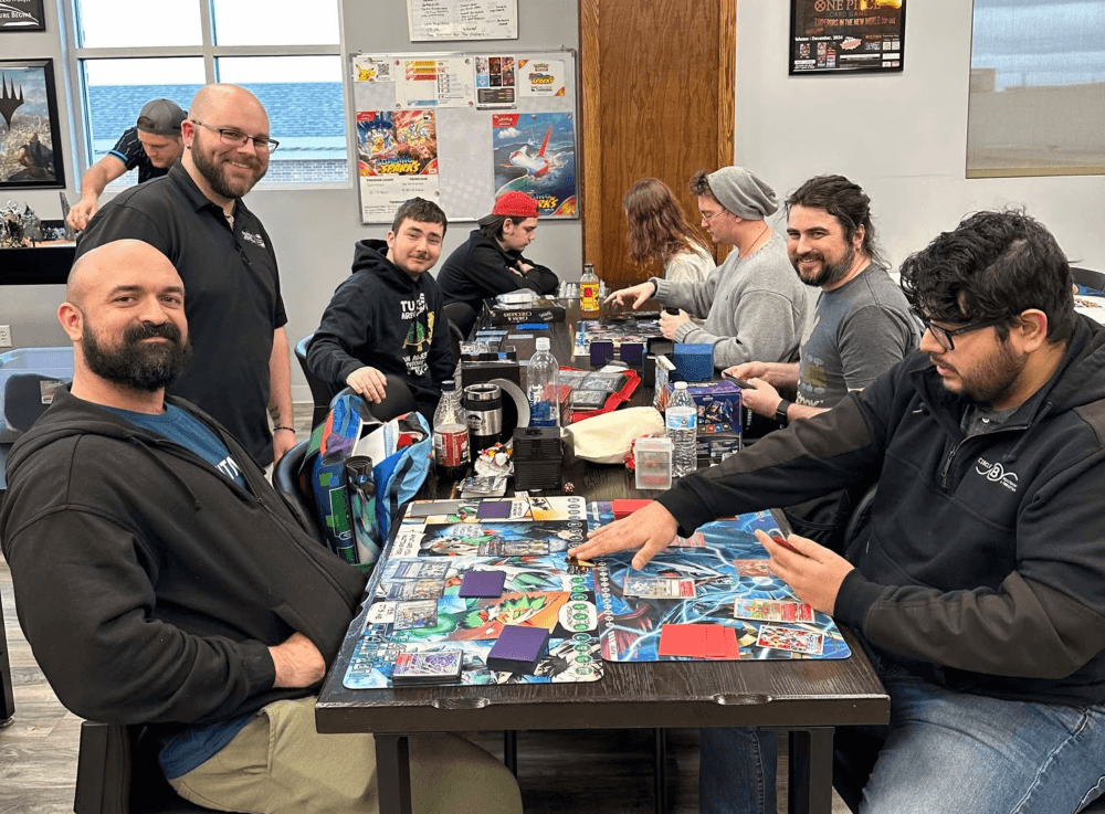 Players gathering for Magic: The Gathering tournament at Conroe’s premier comic book and trading card shop.