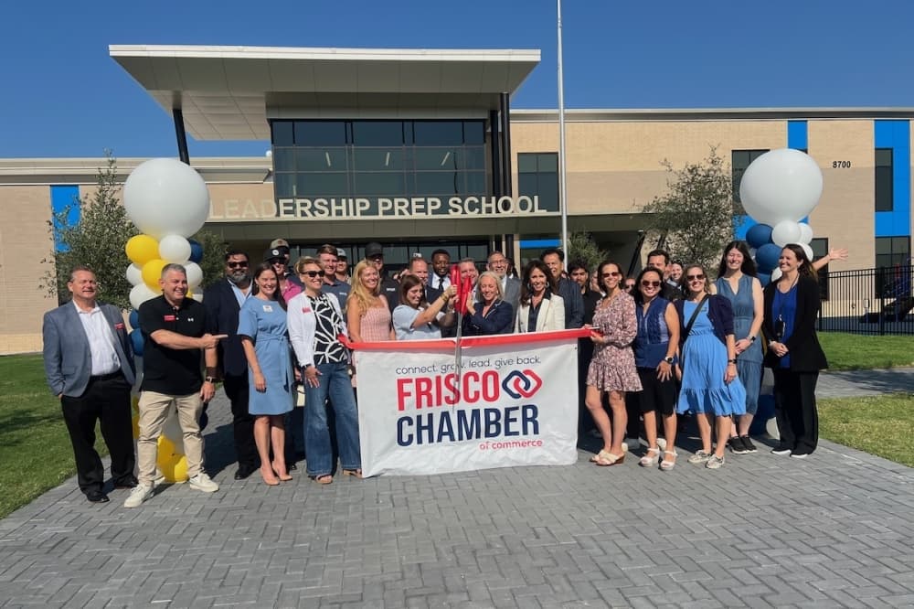 Leadership Prep School opened its new campus with a ribbon cutting on Aug. 8. (Samantha Douty/Community Impact)