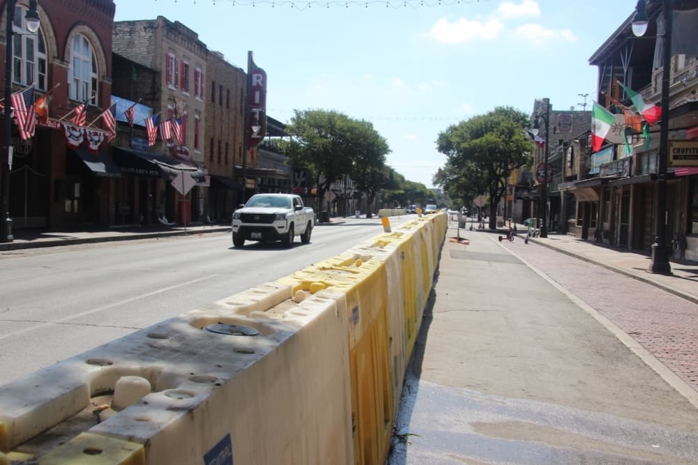 Austin installing permanent barriers along Sixth Street entertainment district downtown