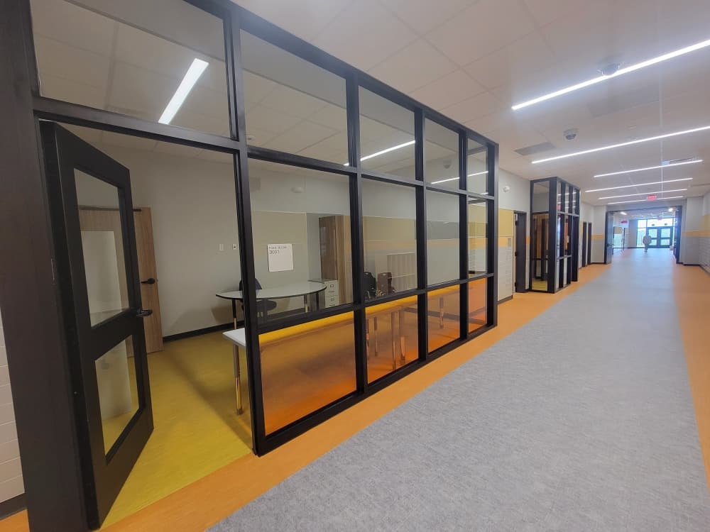 One of the halls in Adelton Elementary, which will serve pre-K through fifth grade students. (Courtesy Bastrop ISD)