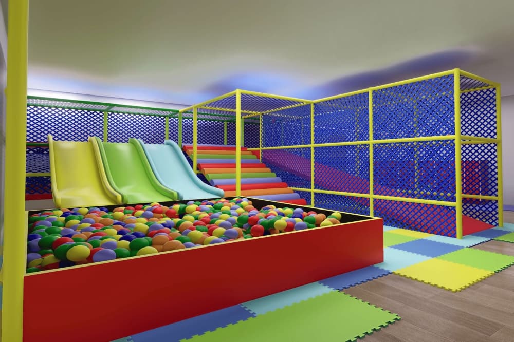 A children's play area