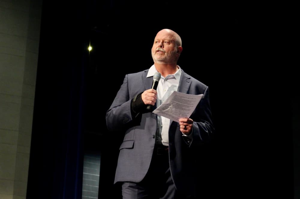 McKinney ISD Superintendent Shawn Pratt speaking