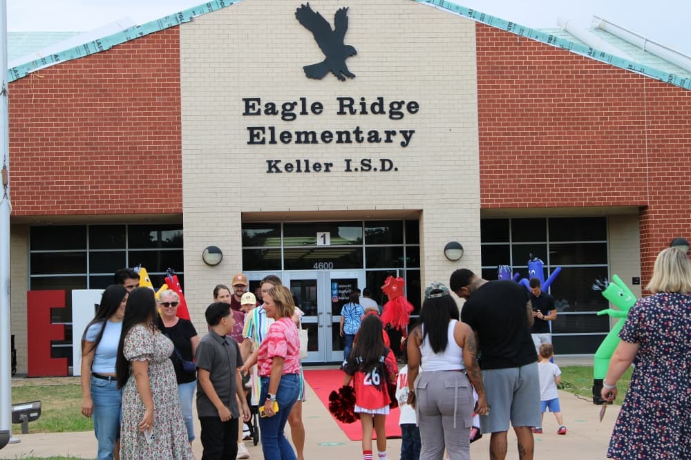 Eagle Ridge Elementary on the first day of school