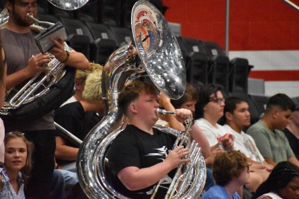 tuba player 